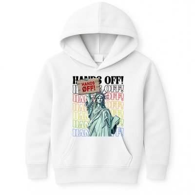 Resist Hands Off Vintage We The People American Flag Protest  Kids Hoodie