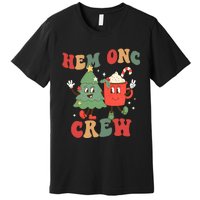 Retro Hem Onc Crew Hematology Oncology Nurse Christmas Premium T-Shirt