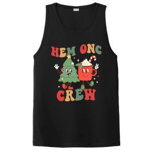 Retro Hem Onc Crew Hematology Oncology Nurse Christmas PosiCharge Competitor Tank