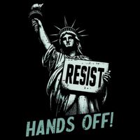 Resist Hands Off Statue Liberty Civil Rights Women Poster