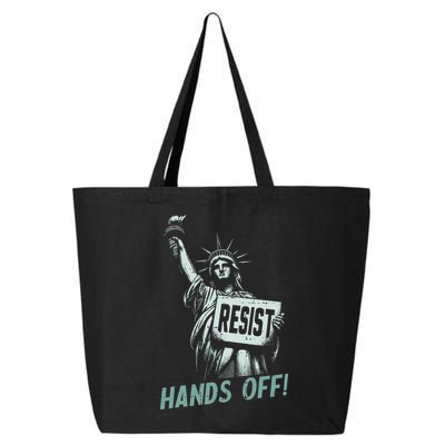 Resist Hands Off Statue Liberty Civil Rights Women 25L Jumbo Tote