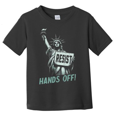 Resist Hands Off Statue Liberty Civil Rights Women Toddler T-Shirt