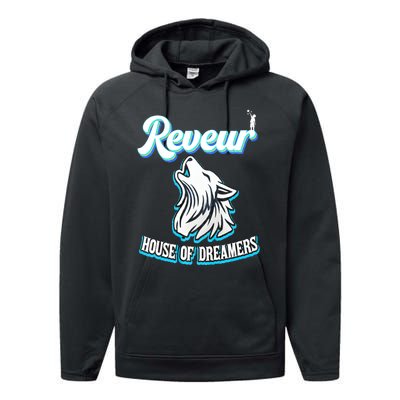 Reveur House Of Dreamers Rca Houses Dreamer School Spirit Performance Fleece Hoodie