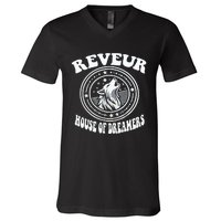 Reveur House Of Dreamers Rca Houses Dreamer School Spirit V-Neck T-Shirt