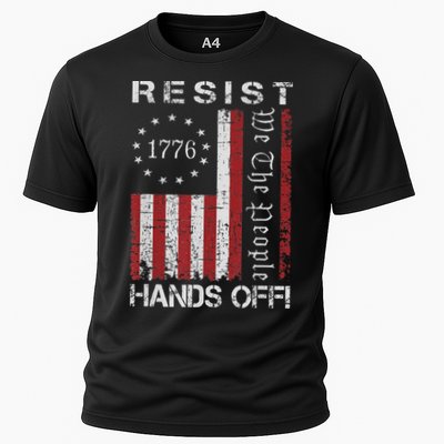 Resist Hands Off Protest Flag Protest Performance Shirt