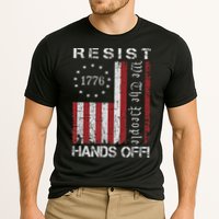 Resist Hands Off Protest Flag Protest Cooling Performance Crew T-Shirt