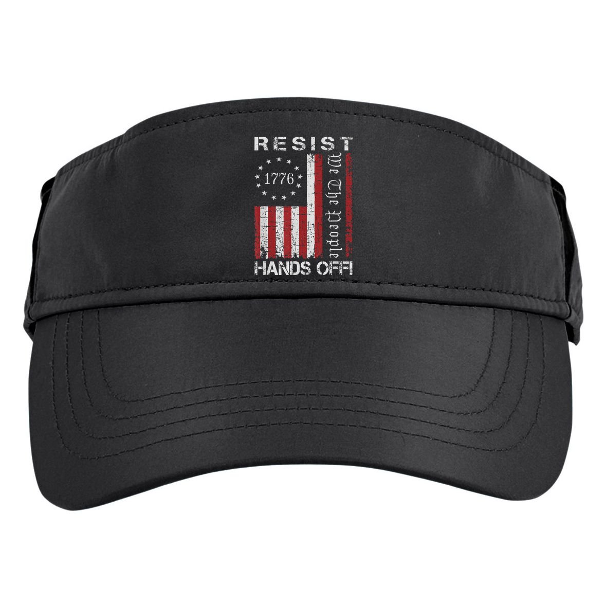 Resist Hands Off Protest Flag Protest Adult Drive Performance Visor