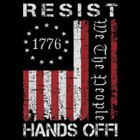 Resist Hands Off Protest Flag Protest Sustainable Beanie