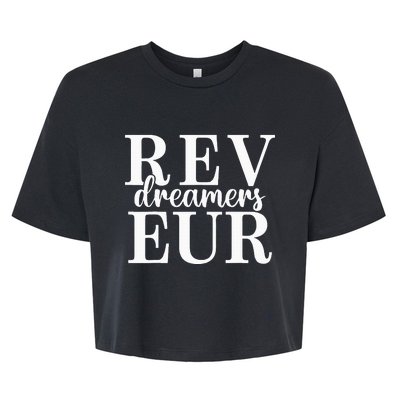 Reveur House Of Dreamers Rca Houses Dreamer School Spirit Bella+Canvas Jersey Crop Tee