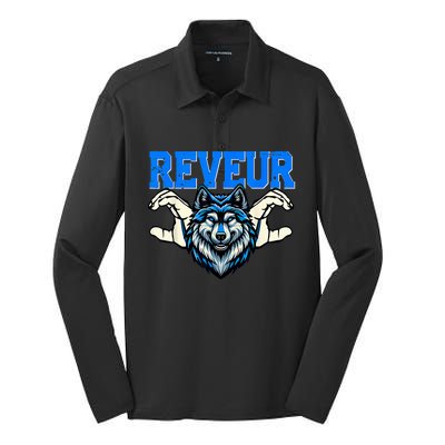 Reveur House Of Dreamers Rca Givers School Spirit Vintage Silk Touch Performance Long Sleeve Polo