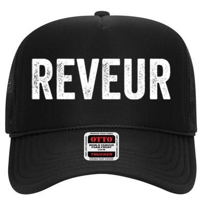 Reveur House Of Dreamers Rca Houses Dreamer School Spirit High Crown Mesh Back Trucker Hat