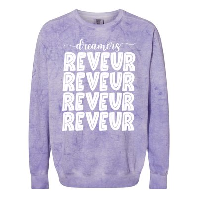 Reveur House Of Dreamers Rca Houses Dreamer School Spirit Colorblast Crewneck Sweatshirt