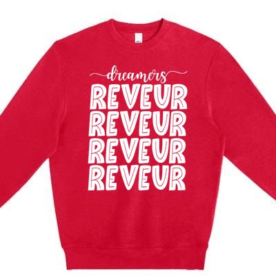 Reveur House Of Dreamers Rca Houses Dreamer School Spirit Premium Crewneck Sweatshirt