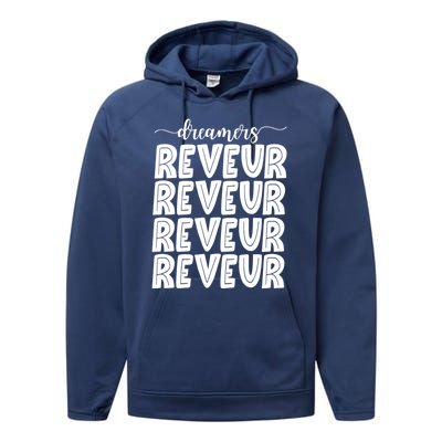 Reveur House Of Dreamers Rca Houses Dreamer School Spirit Performance Fleece Hoodie