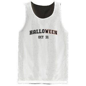 Retro Halloween OCT 31 Gift Mesh Reversible Basketball Jersey Tank