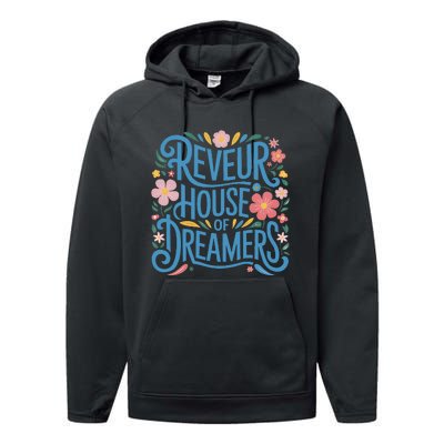 Reveur House Of Dreamers Rca Givers School Spirit Gift Performance Fleece Hoodie