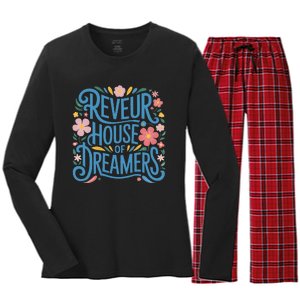 Reveur House Of Dreamers Rca Givers School Spirit Gift Women's Long Sleeve Flannel Pajama Set 