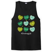 Retro Hearts Oncology Nurse Life Funny St Patrick's Day PosiCharge Competitor Tank