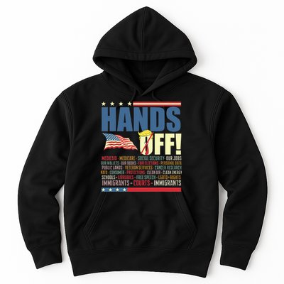 Resist Hands Off Protest Anti Trump Hoodie