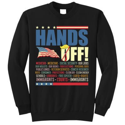 Resist Hands Off Protest Anti Trump Sweatshirt