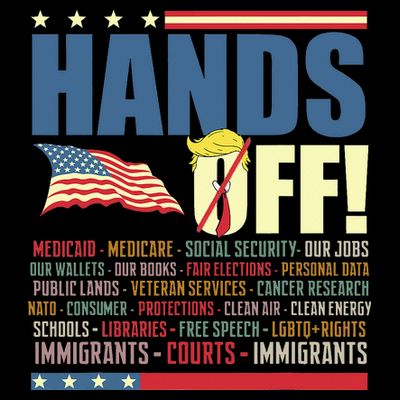 Resist Hands Off Protest Anti Trump T-Shirt