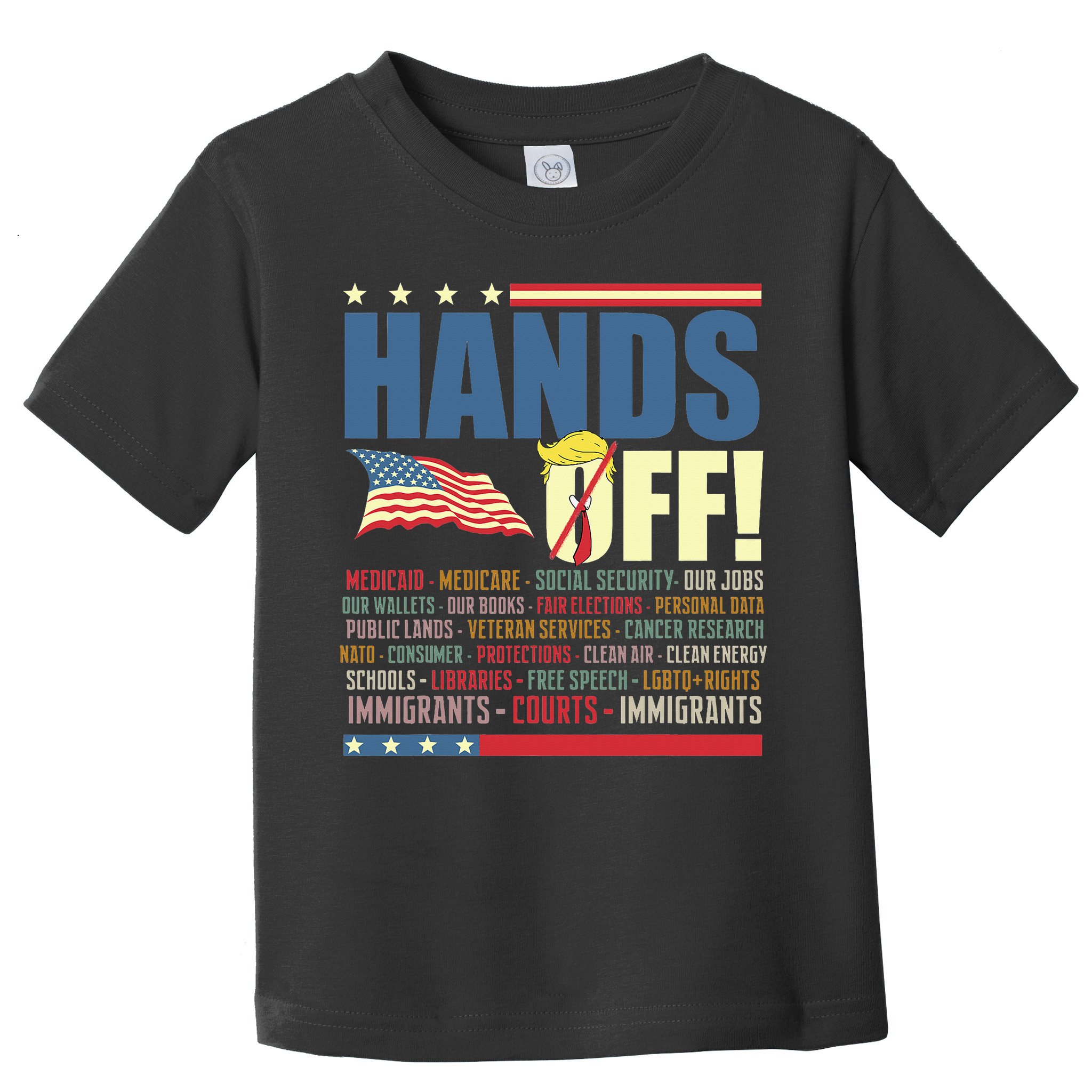 Resist Hands Off Protest Anti Trump Toddler T-Shirt