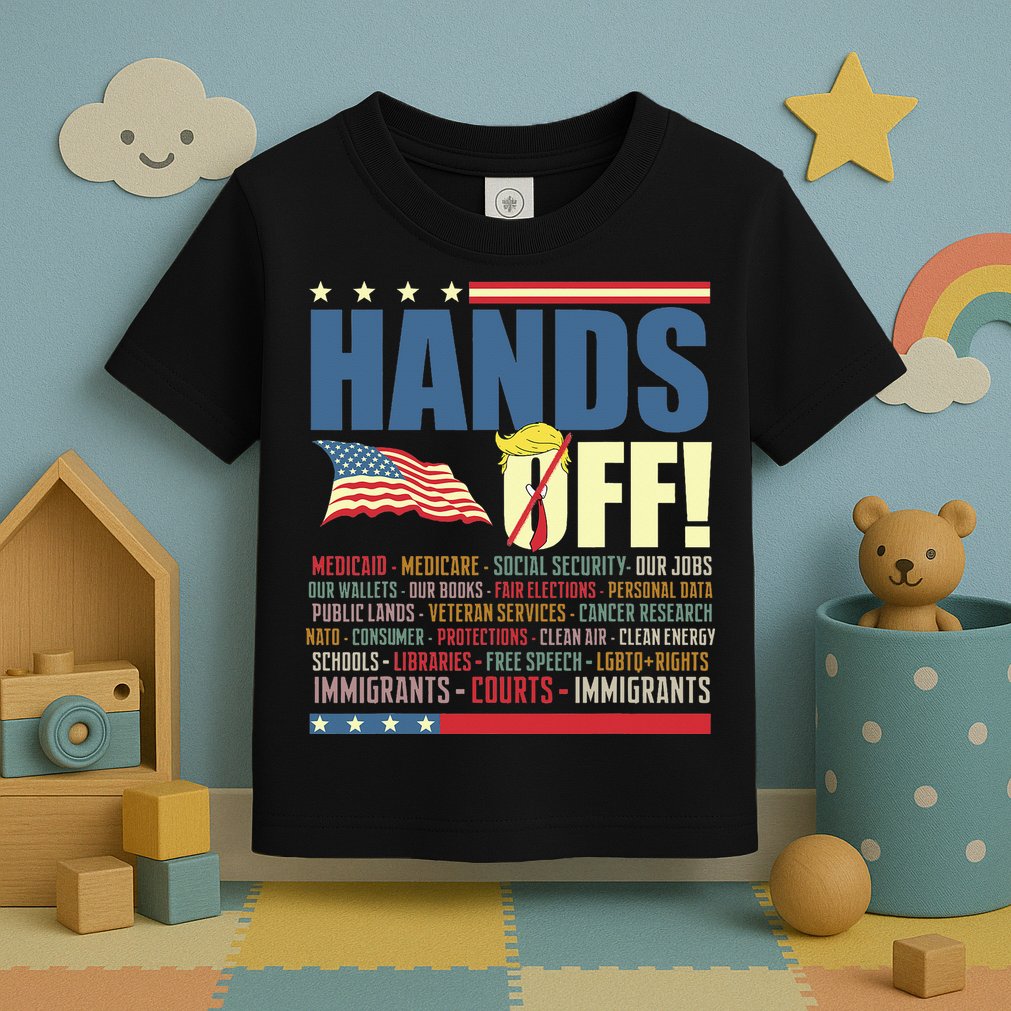 Resist Hands Off Protest Anti Trump Toddler T-Shirt