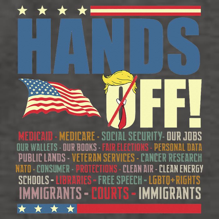 Resist Hands Off Protest Anti Trump Vector Backpack