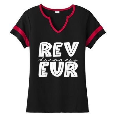 Reveur House Of Dreamers Rca Houses Dreamer School Spirit Ladies Halftime Notch Neck Tee