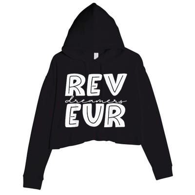 Reveur House Of Dreamers Rca Houses Dreamer School Spirit Crop Fleece Hoodie