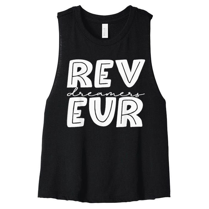 Reveur House Of Dreamers Rca Houses Dreamer School Spirit Women's Racerback Cropped Tank