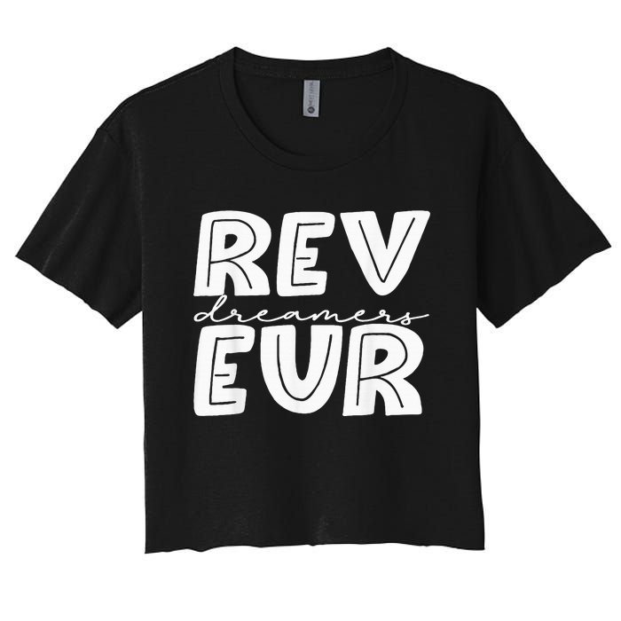 Reveur House Of Dreamers Rca Houses Dreamer School Spirit Women's Crop Top Tee