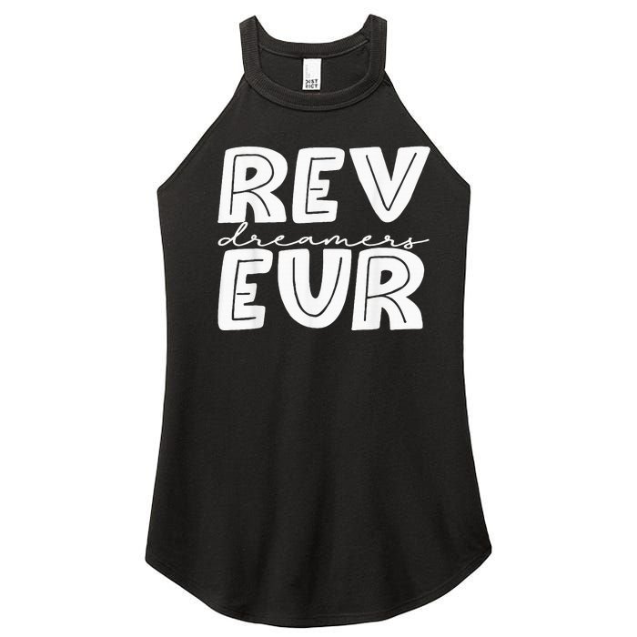 Reveur House Of Dreamers Rca Houses Dreamer School Spirit Women's Perfect Tri Rocker Tank