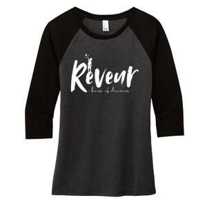 Reveur House Of Dreamers Teachers Students Women's Tri-Blend 3/4-Sleeve Raglan Shirt