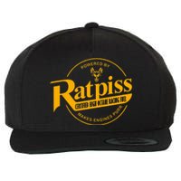 Ratpiss High Octane Racing Fuel Rat Rod Wool Snapback Cap