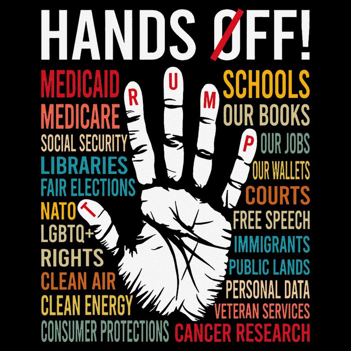 Resist Hands Off Protest City Backpack