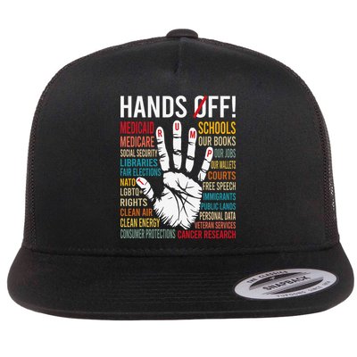 Resist Hands Off Protest Flatbill Hat