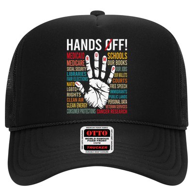 Resist Hands Off Protest Trucker Hat