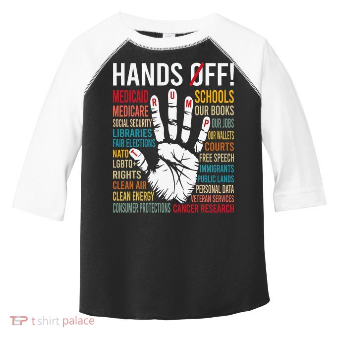 Resist Hands Off Protest Toddler Fine Jersey T-Shirt