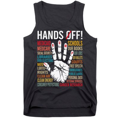 Resist Hands Off Protest Tank Top