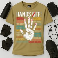 Resist Hands Off Protest Cooling Performance Crew T-Shirt