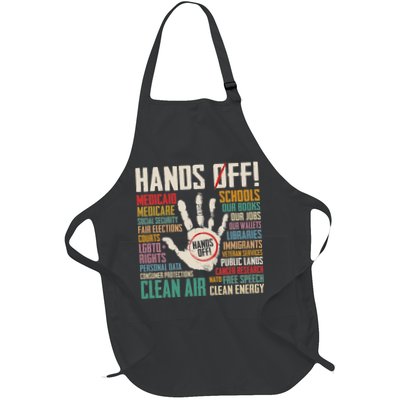 Retro Hands Off Protest Social Security And Medicare Protest Apron