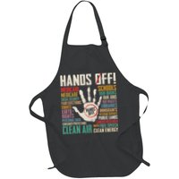 Retro Hands Off Protest Social Security And Medicare Protest Apron