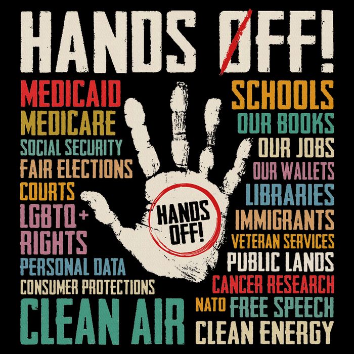 Retro Hands Off Protest Social Security And Medicare Protest Apron