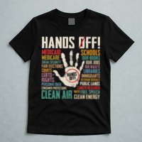 Retro Hands Off Protest Social Security And Medicare Protest T-Shirt