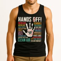 Retro Hands Off Protest Social Security And Medicare Protest Tank Top