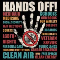 Resist Hands Off Protest Anti Trump Impact Tech Backpack