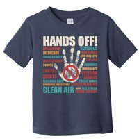 Resist Hands Off Protest Anti Trump Toddler T-Shirt