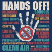Resist Hands Off Protest Anti Trump Toddler T-Shirt