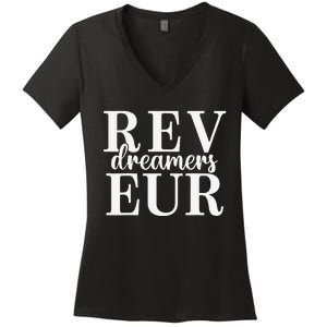 Reveur House Of Dreamers Rca Houses Dreamer School Spirit Women's V-Neck T-Shirt